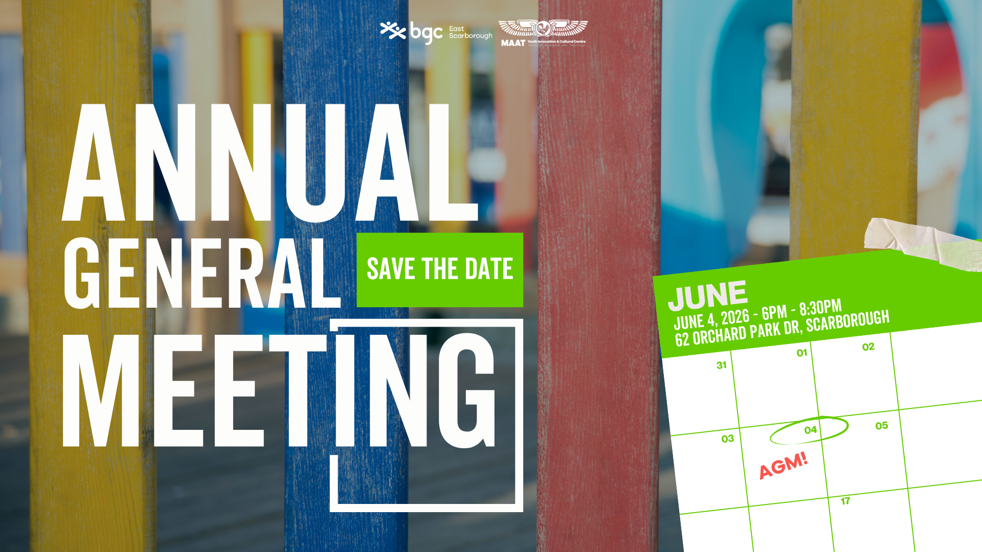 BGC East Scarborough – Annual General Meeting